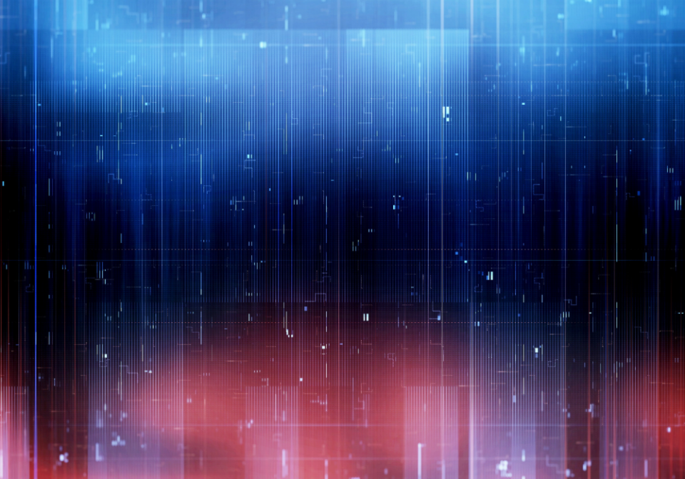 Abstract pattern with blue to pink gradient and texture