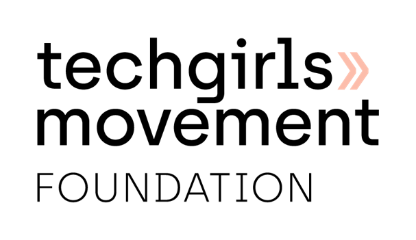 Techgirls logo with black text
