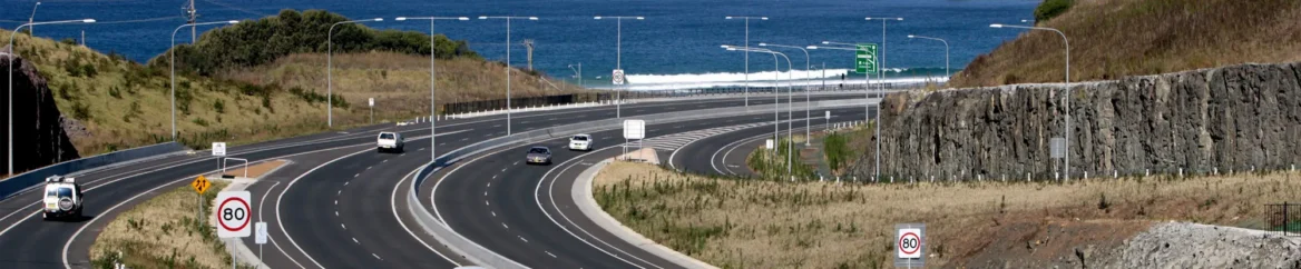 cars on the highway